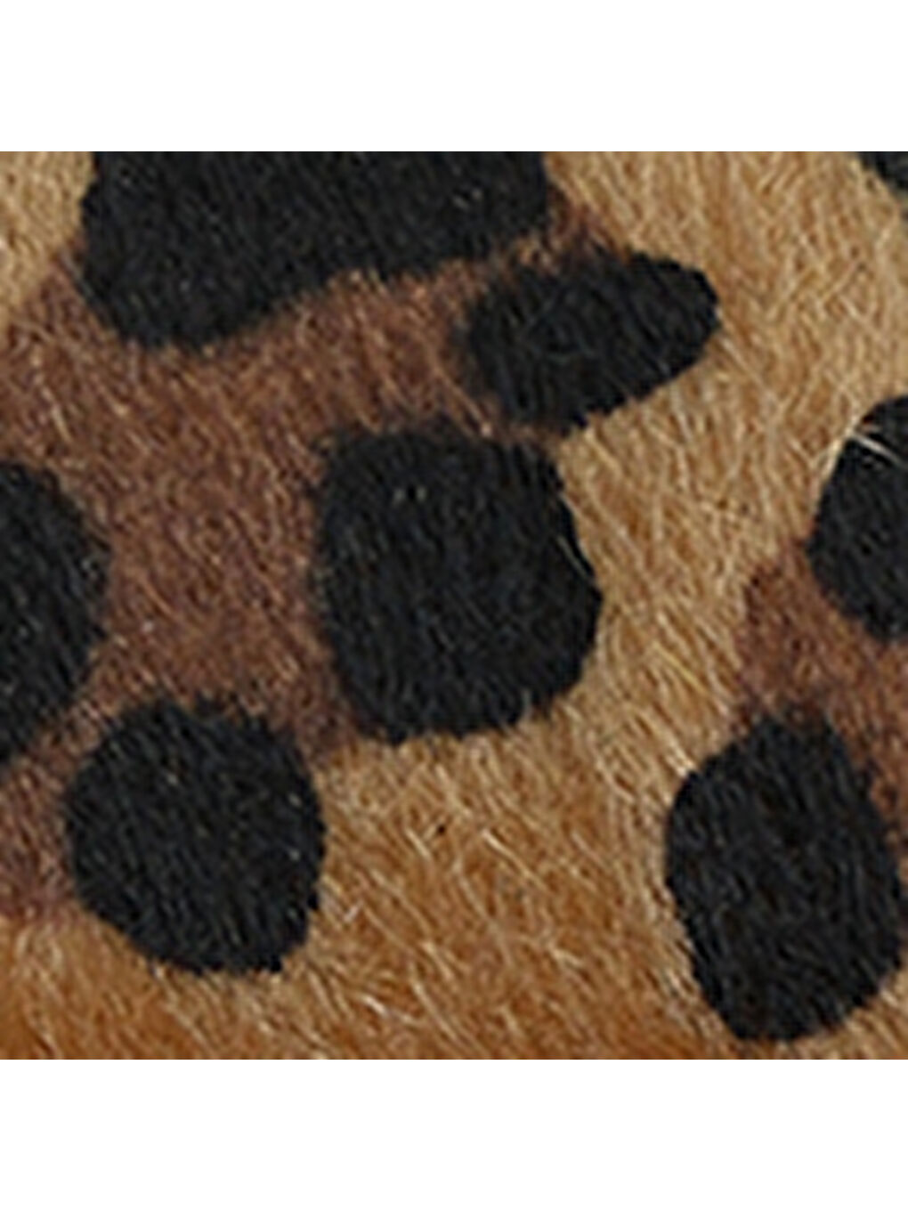 Siyah Marin Dolgu Topuklu Leoparlı Tokalı Süet Kadın Terlik-6