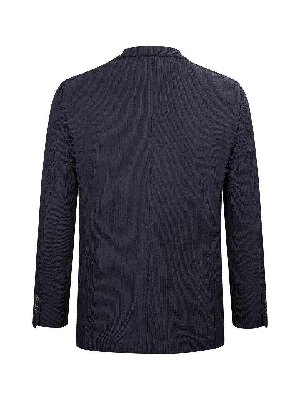 Lacivert Comfort Fit Mono Yaka Klasik Ceket-1