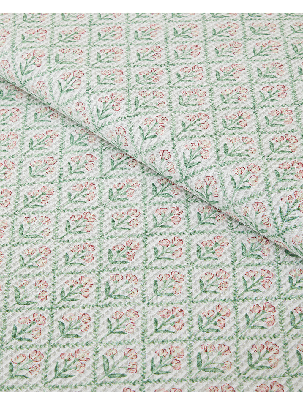 Bloom Crest Tek Kişilik Pike 150x220 Cm Yeşil-2