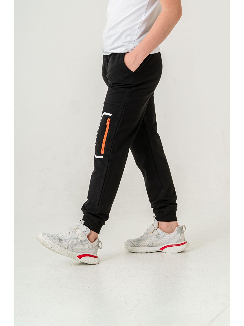 Siyah Best Team Baskılı Erkek Çocuk Eşofman Altı-5