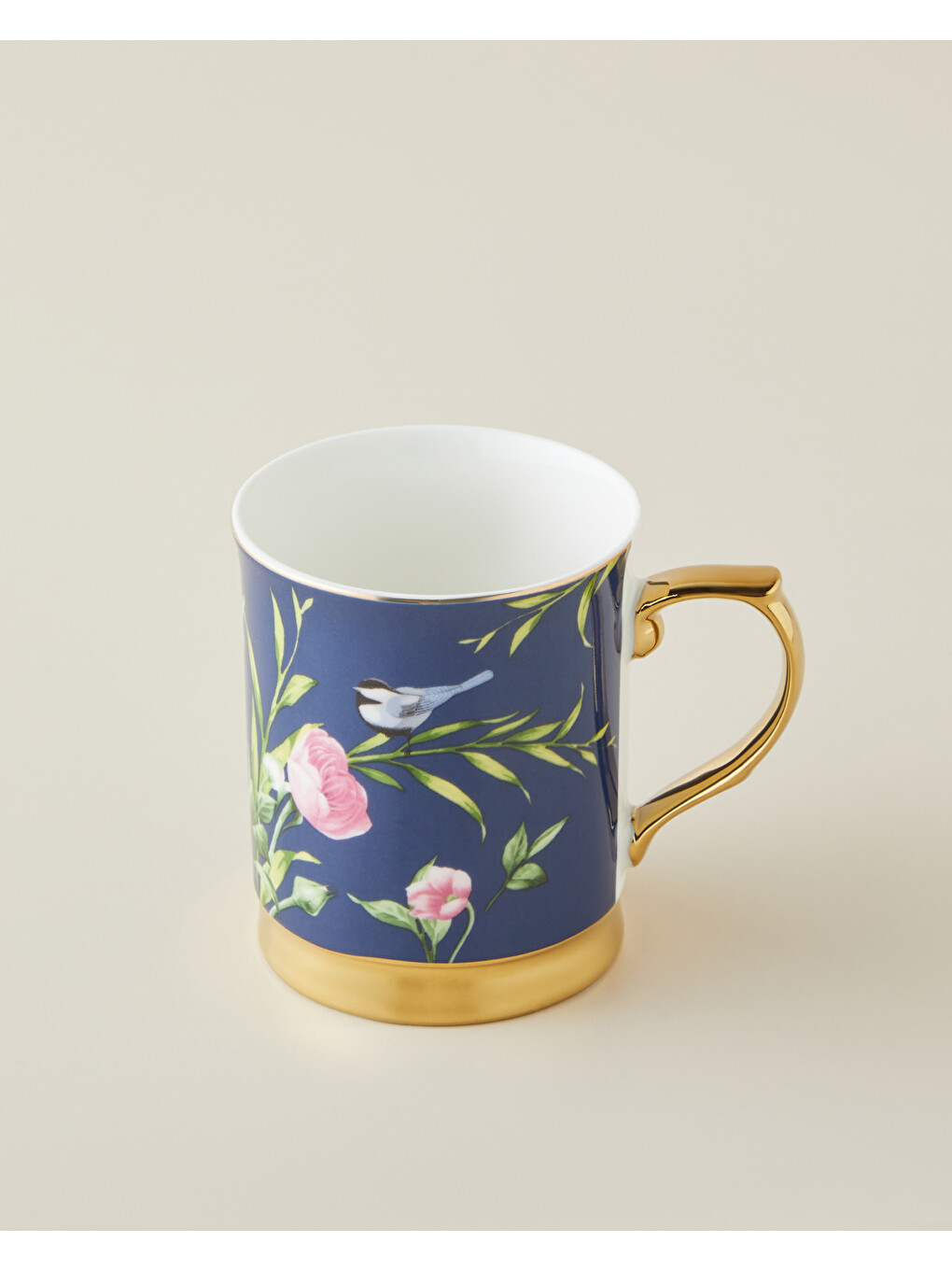 Vanilla New Bone China Kupa 400 Ml Lacivert-1