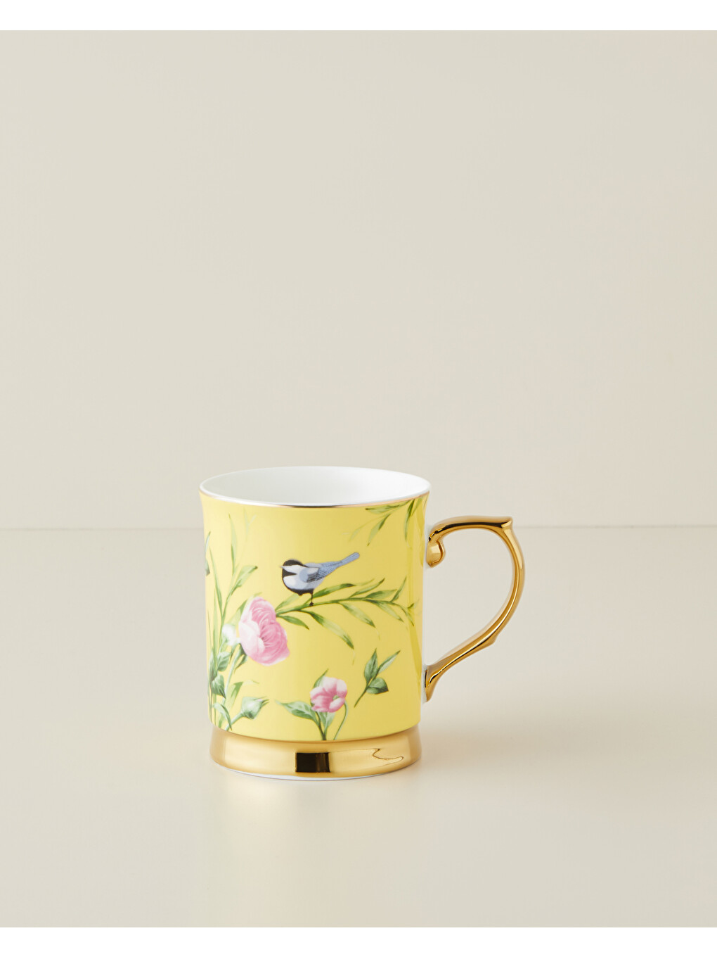 Vanilla New Bone China Kupa 400 Ml Sarı