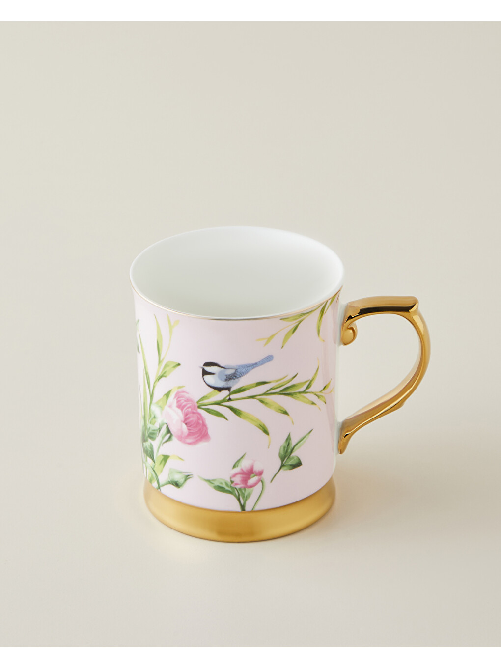 Vanilla New Bone China Kupa 400 Ml Açık Pembe-1