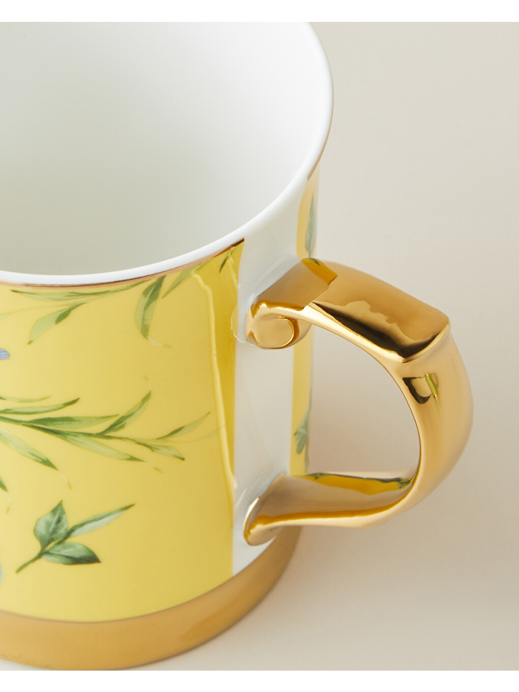 Vanilla New Bone China Kupa 400 Ml Sarı-2