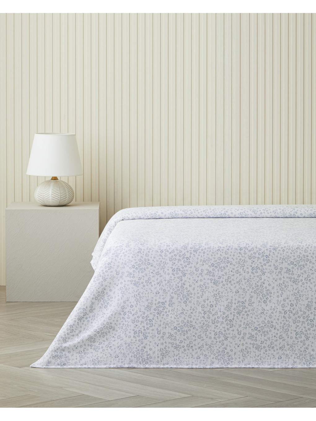 Bloomlet Çift Kişilik Pike 200x220 Cm Mavi-1