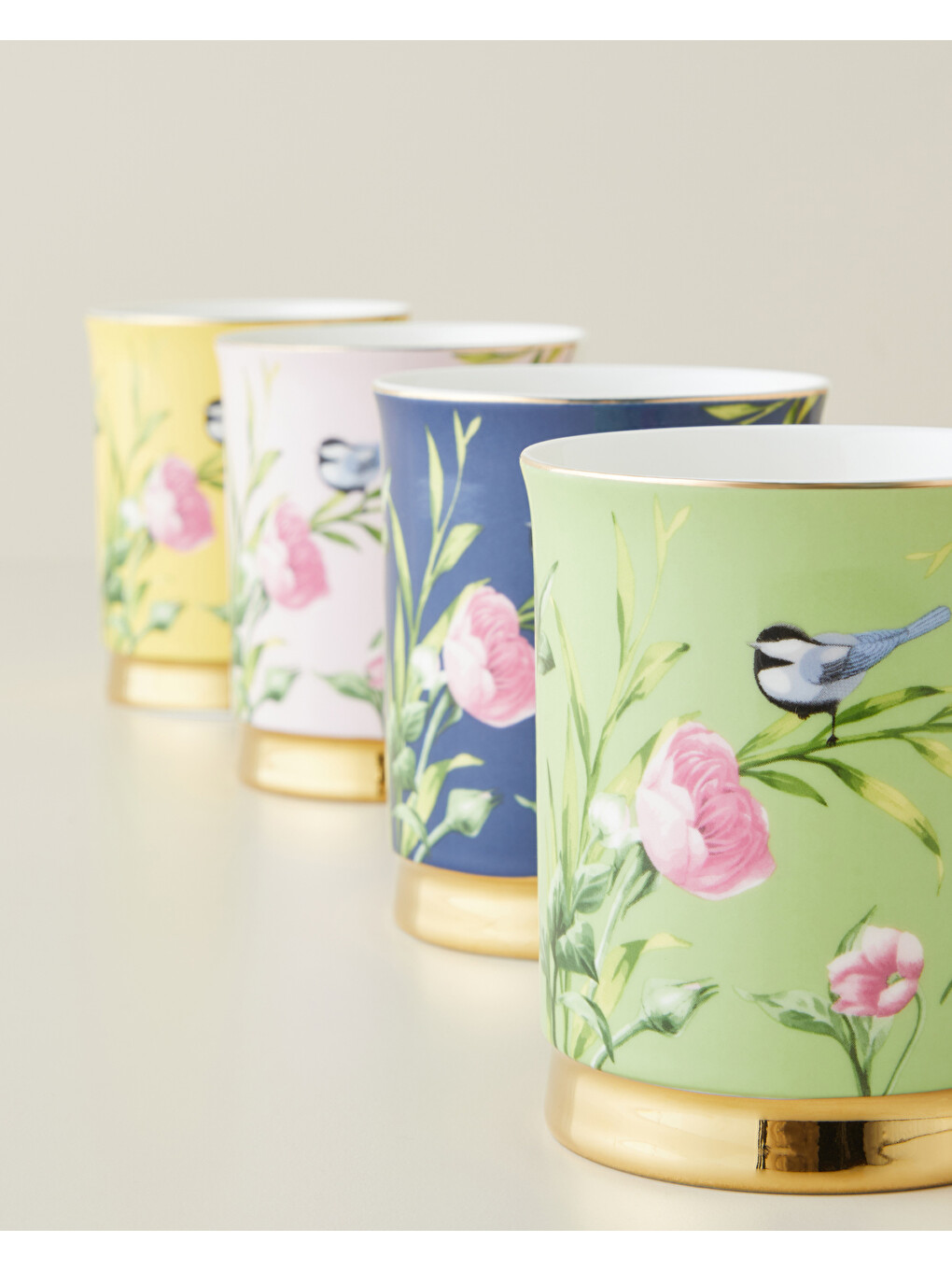 Vanilla New Bone China Kupa 400 Ml Sarı-3