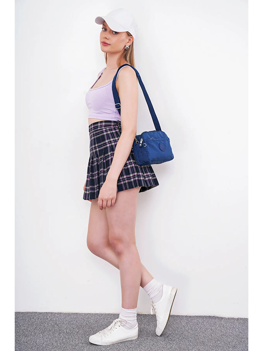 Lacivert Çapraz Askılı Kadın Çanta BHPC6002-4