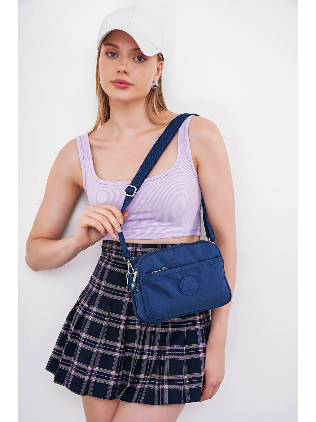 Lacivert Çapraz Askılı Kadın Çanta BHPC6002-5