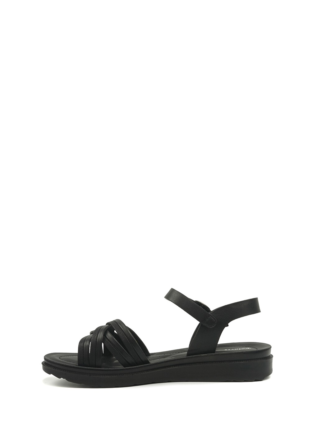 409042.Z Siyah Kadın Comfort Sandalet-2