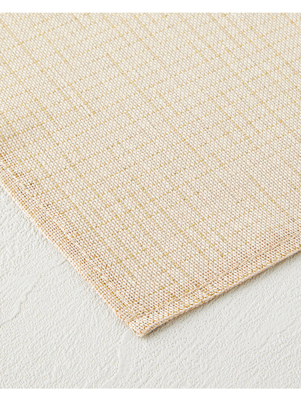 Sarı Soft Glow Polyester 4'lü Amerikan Servis 30x45 Cm Gold-2