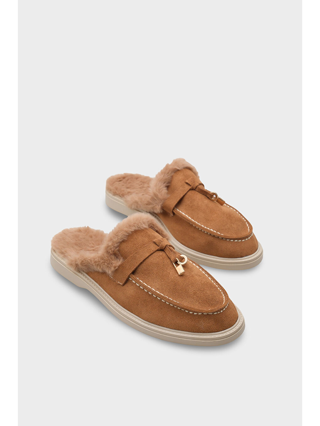 Kahverengi Debby Kadın Terlik-2