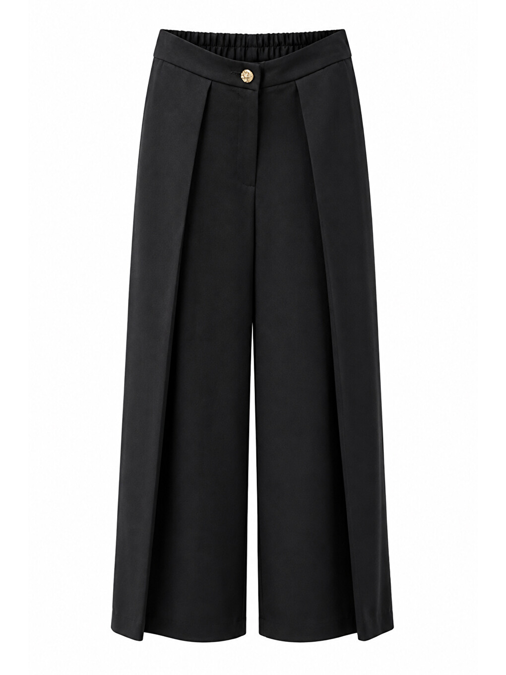 Merwish Krep Pantolon 1652 Siyah-3