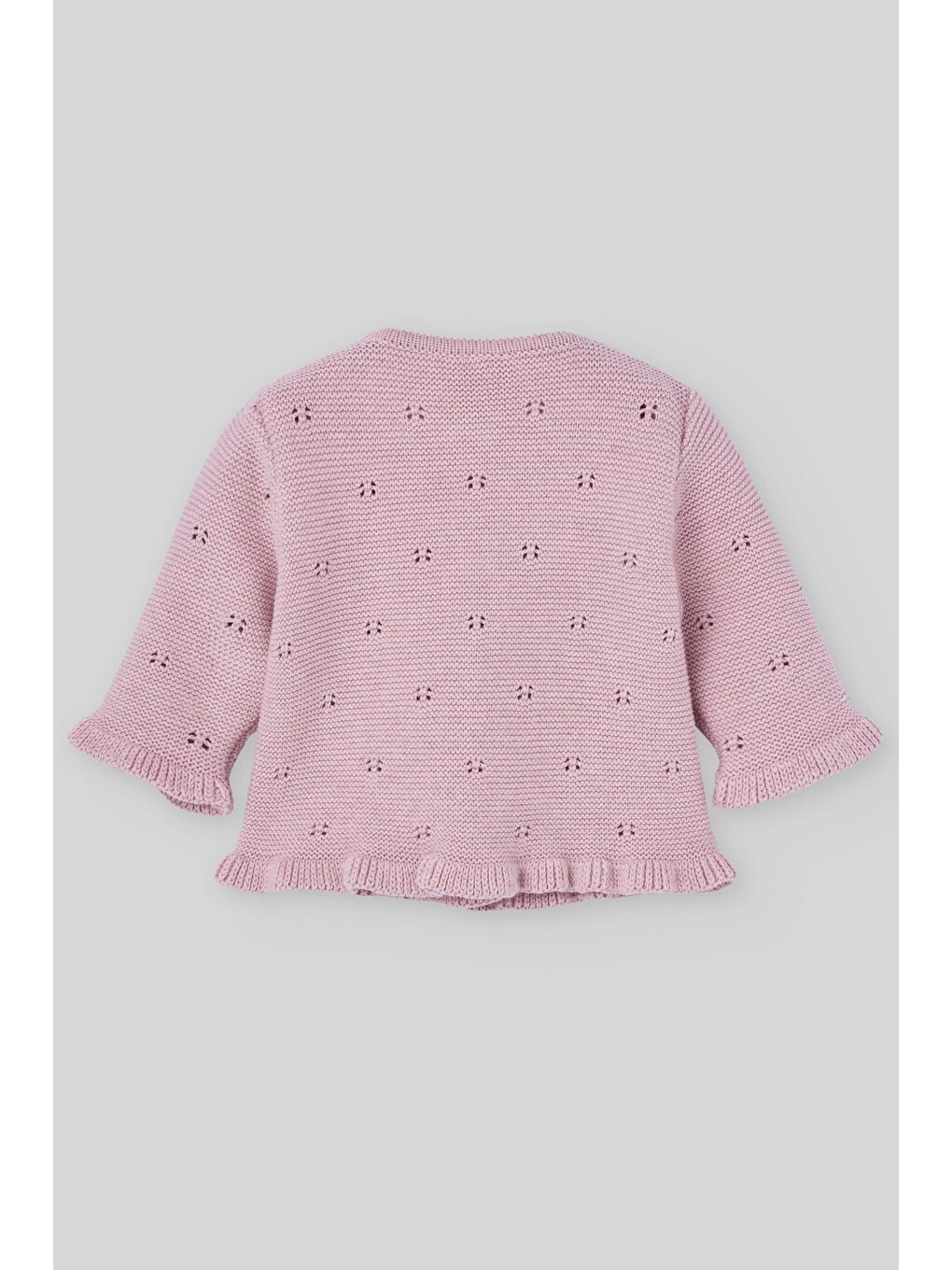 Pembe Yenidoğan Pudra Hırka-1
