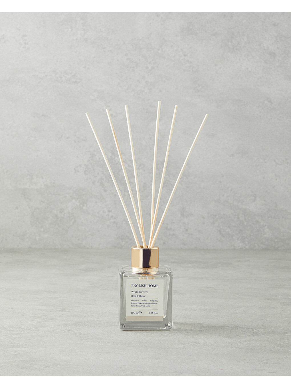Bej Beyaz Çiçekler Çubuklu Oda Kokusu 100 Ml-1