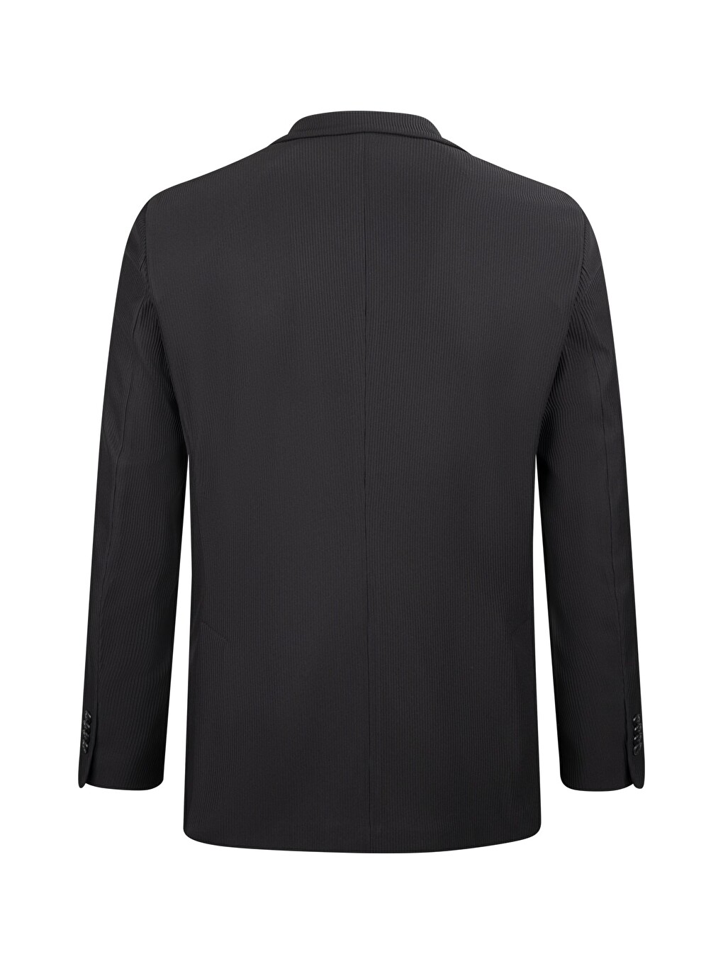 Siyah Comfort Fit Mono Yaka Klasik Ceket-1