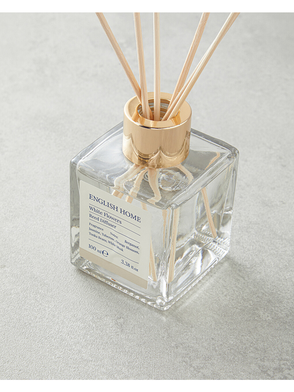 Bej Beyaz Çiçekler Çubuklu Oda Kokusu 100 Ml-2