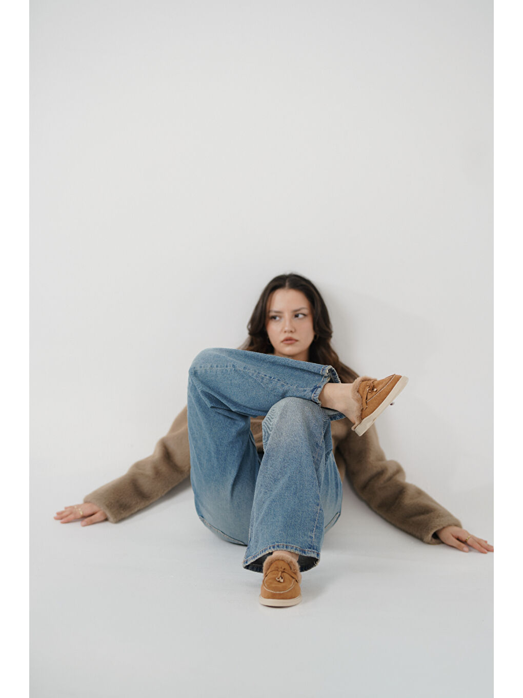 Kahverengi Debby Kadın Terlik-7