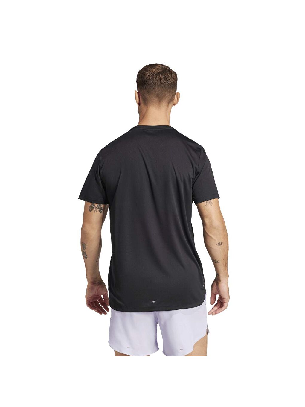 Run It Big Logo M Erkek Siyah Tişört-1