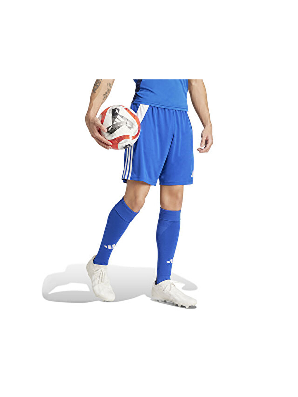 Tiro24 Sho Erkek Futbol Antrenman Şortu Ir9378 Mavi-2