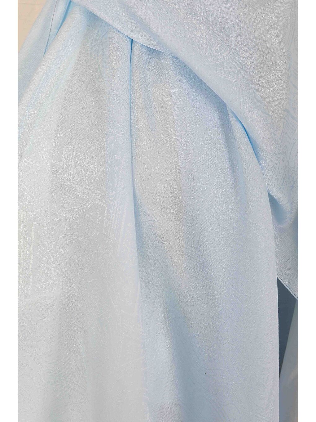 Etnik Monagram Şal Bebe Mavi - 27592-3