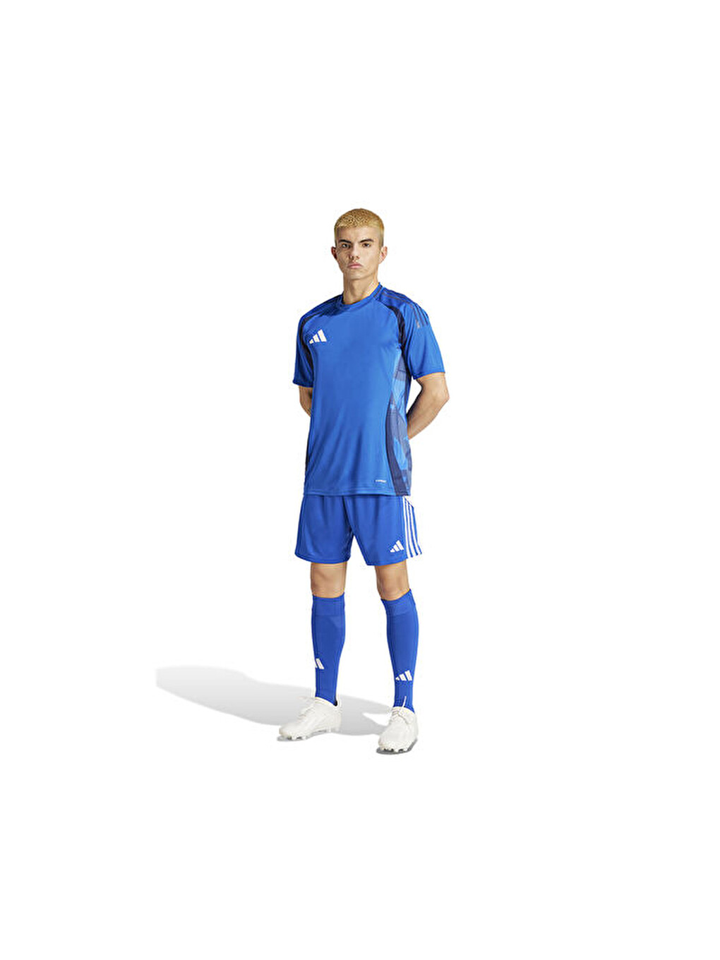 Tiro24 Sho Erkek Futbol Antrenman Şortu Ir9378 Mavi-3