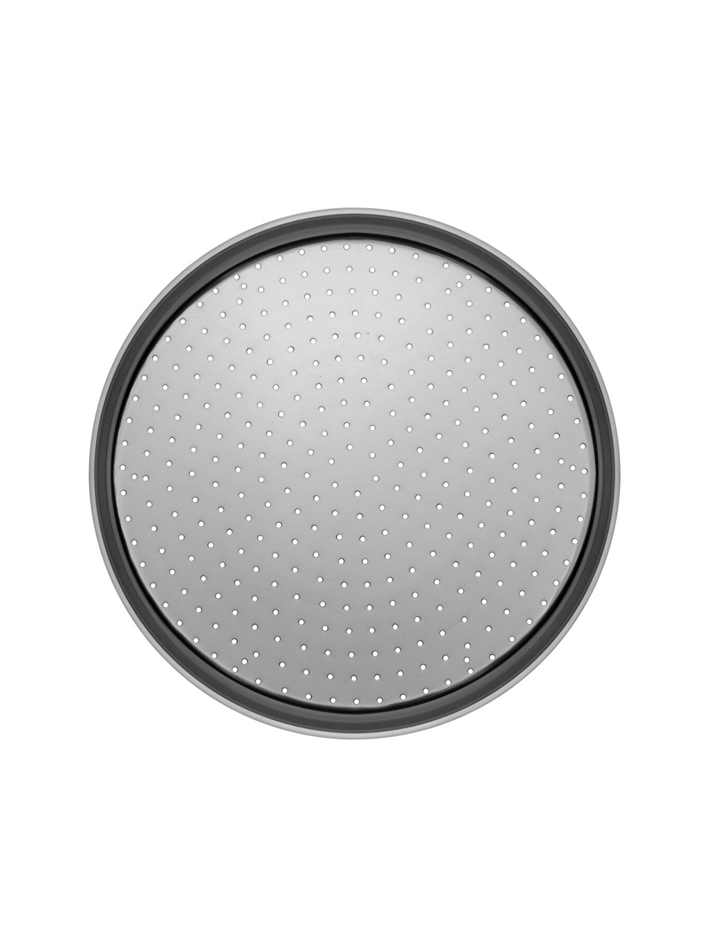 Orta Boy Delikli Pizza Tepsisi Lahmacun Pide Tepsisi 32 cm ve Gri Silikon Yanmaz Fırın Eldiveni-1