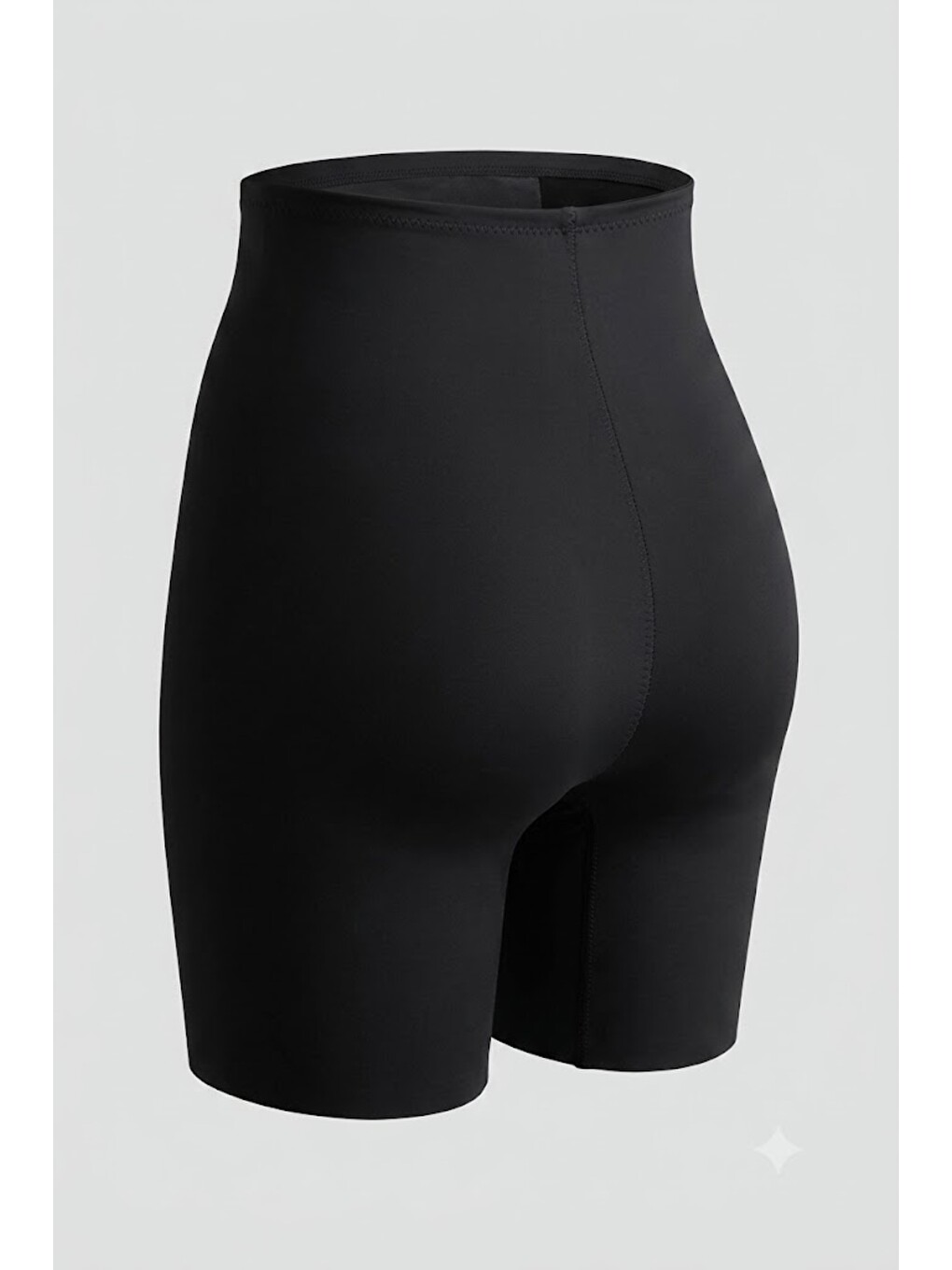 Uzun Lazer Kesim Boxer Korse 9602 Siyah-1