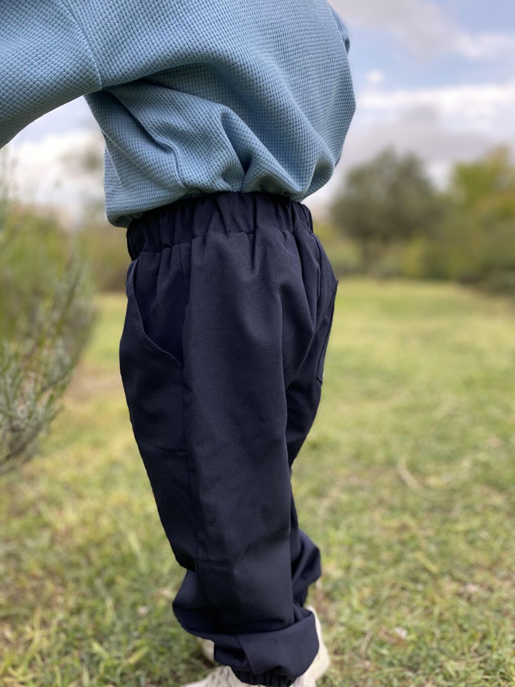 Lacivert Barlas Pantolon-1