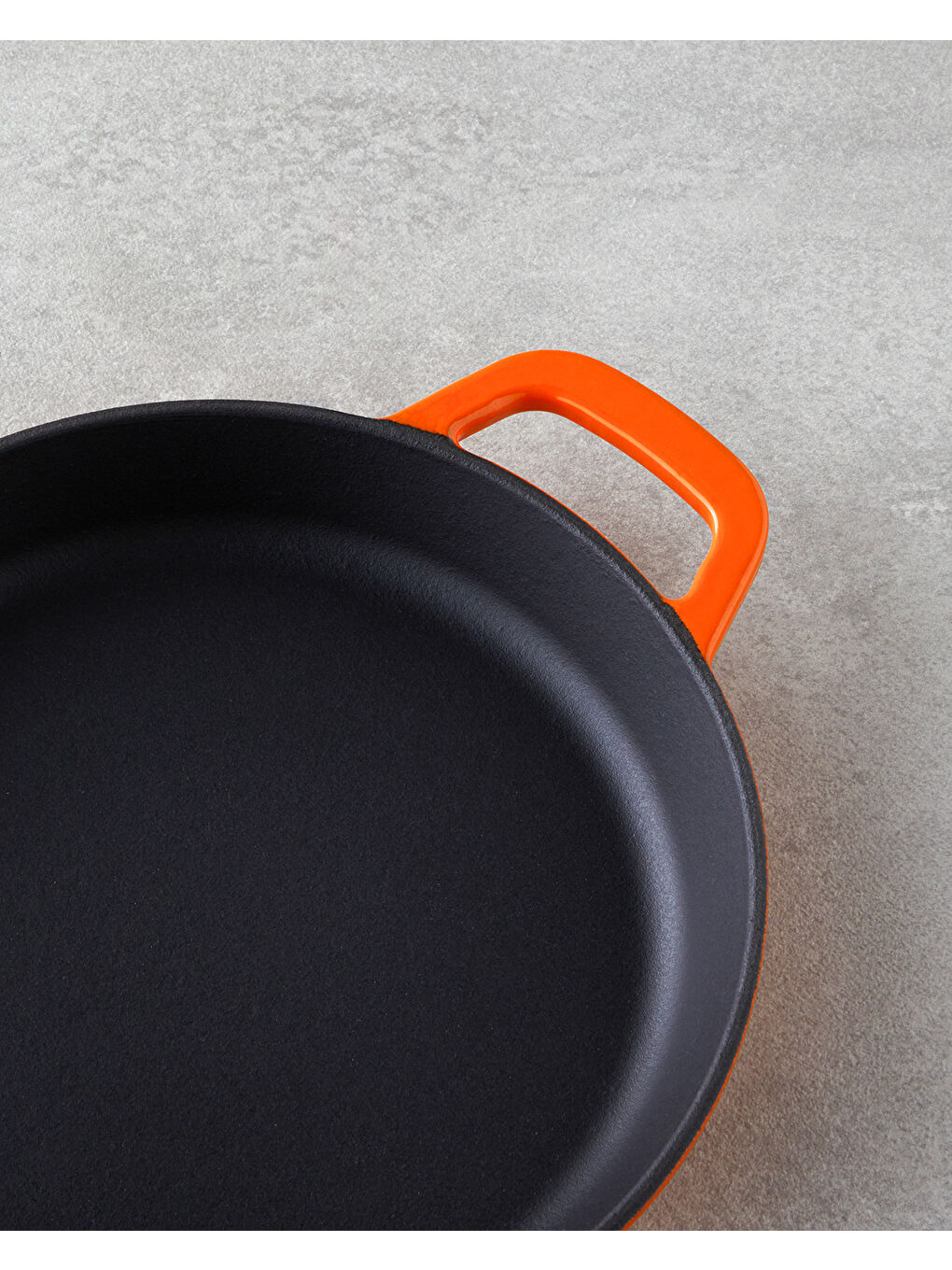 Hecha Demir Döküm Sahan 20 cm Turuncu-2