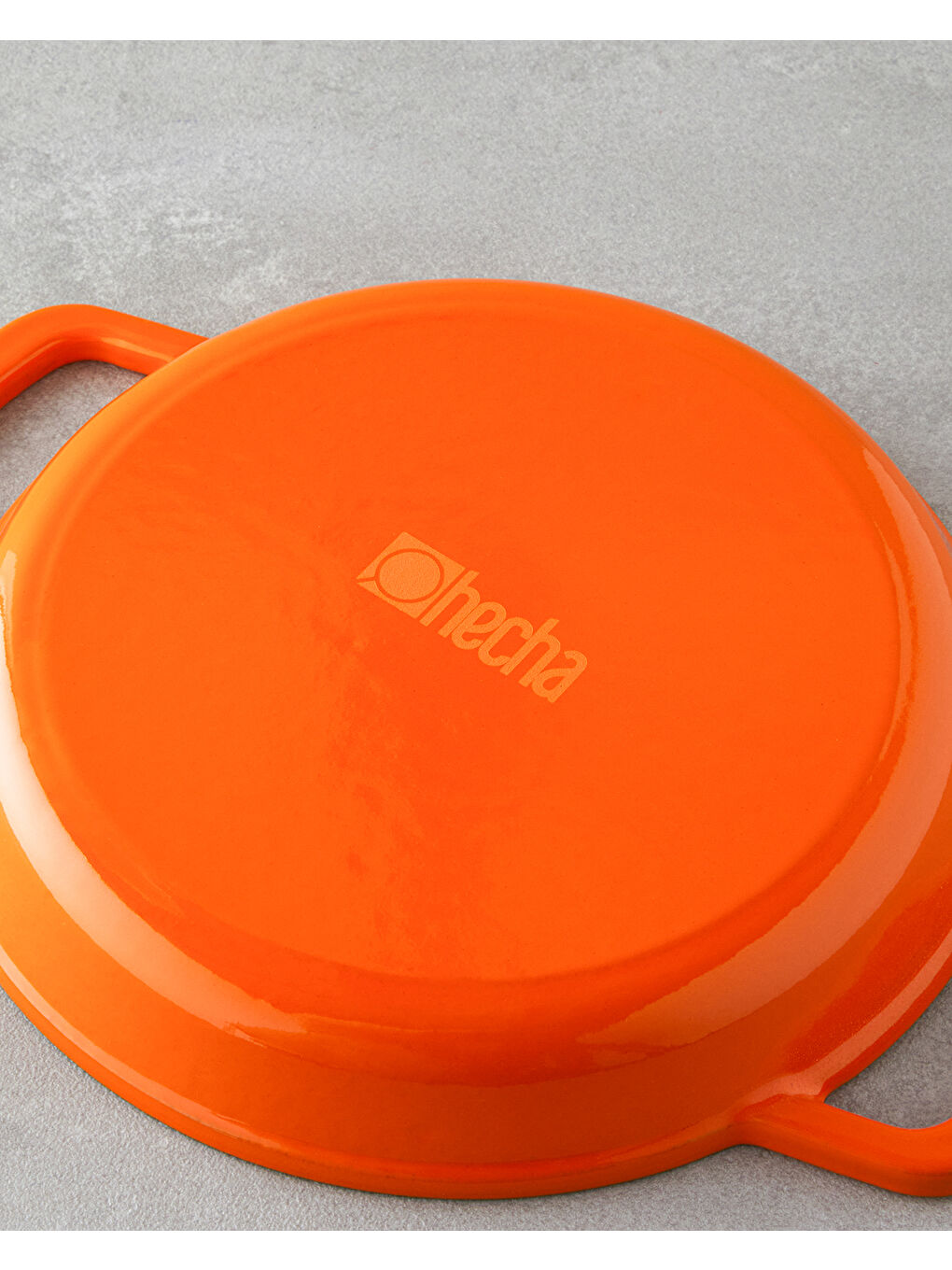 Hecha Demir Döküm Sahan 20 cm Turuncu-3