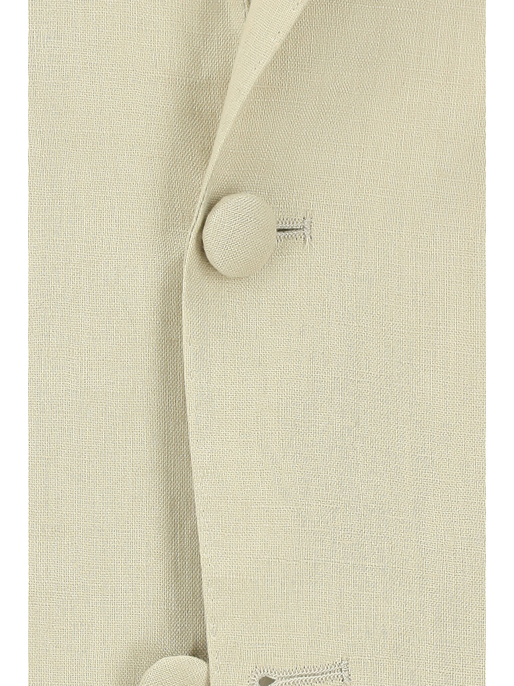 Bej Regular Fit Sivri Yaka Keten Smokin & Damatlık-4