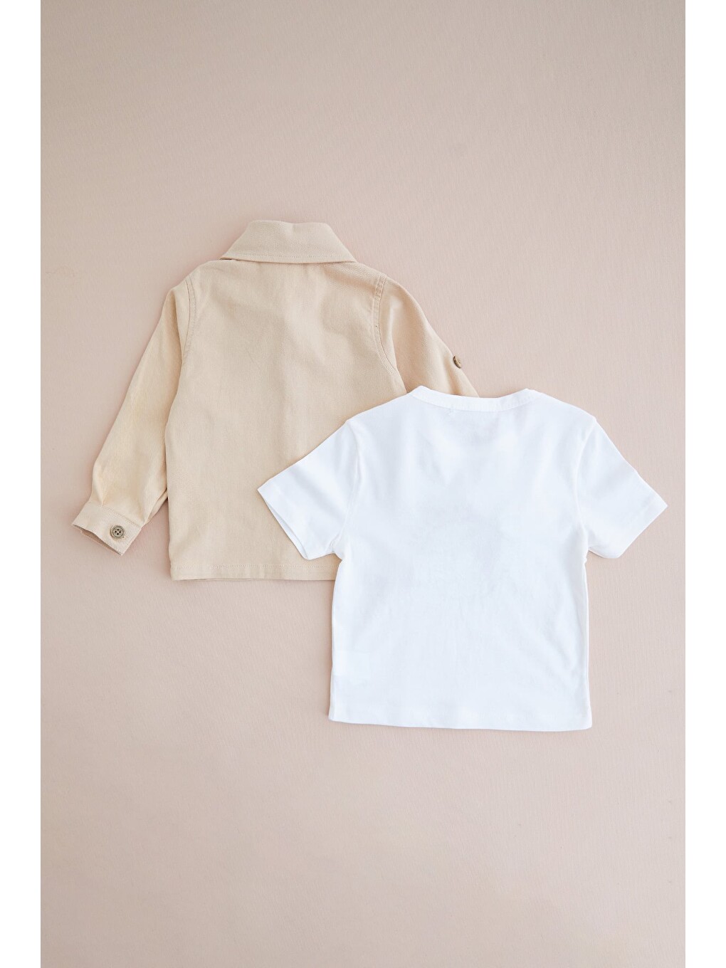 Bej %100 Pamuk Life İs Good Baskılı Erkek Çocuk 2 Li Takım-2