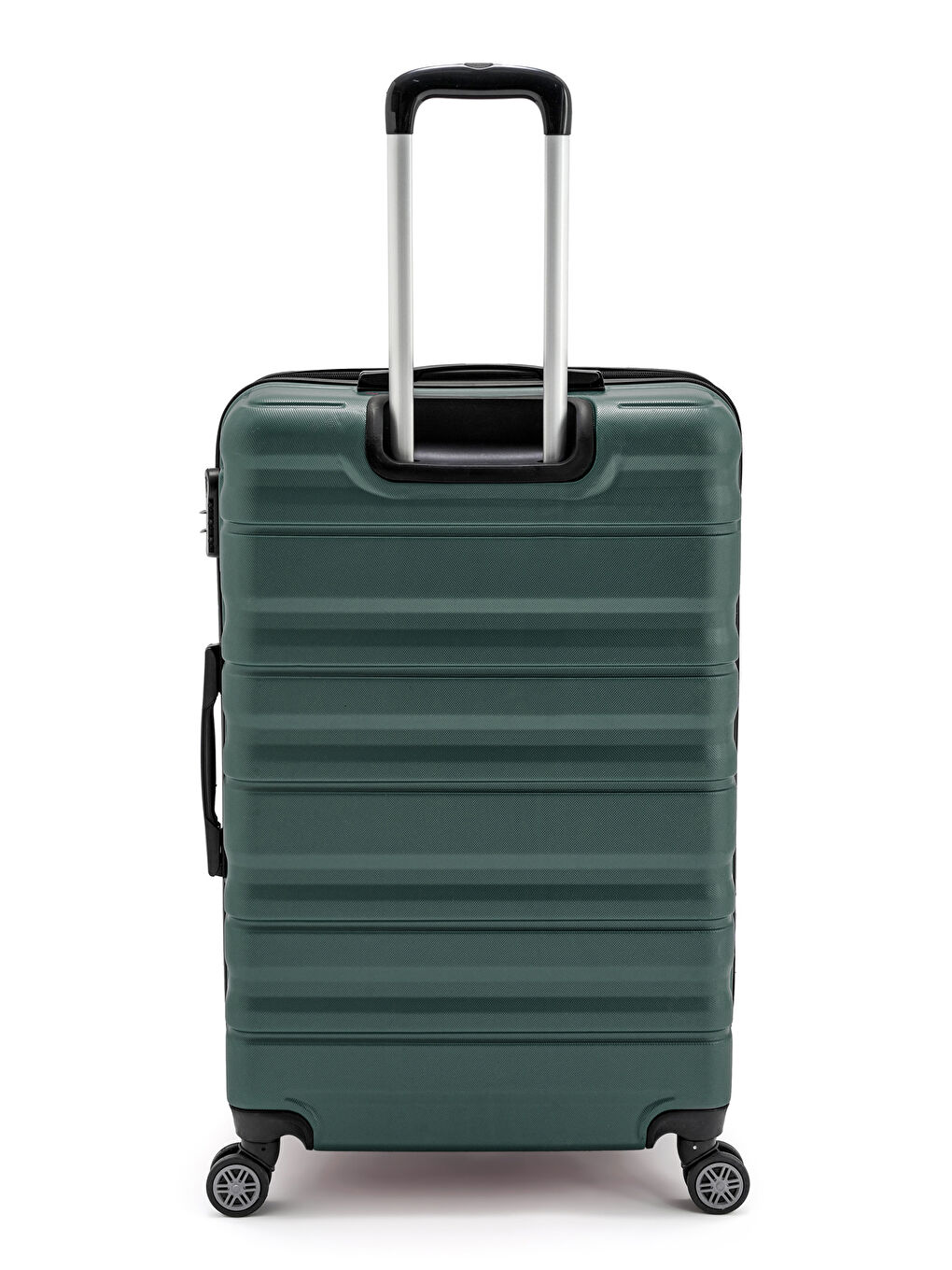 Yeşil Abs Baklava Desenli Valiz Seti-2