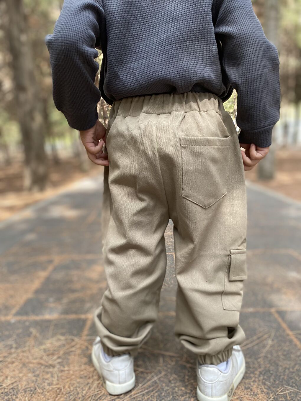 Bej Barlas Pantolon-2