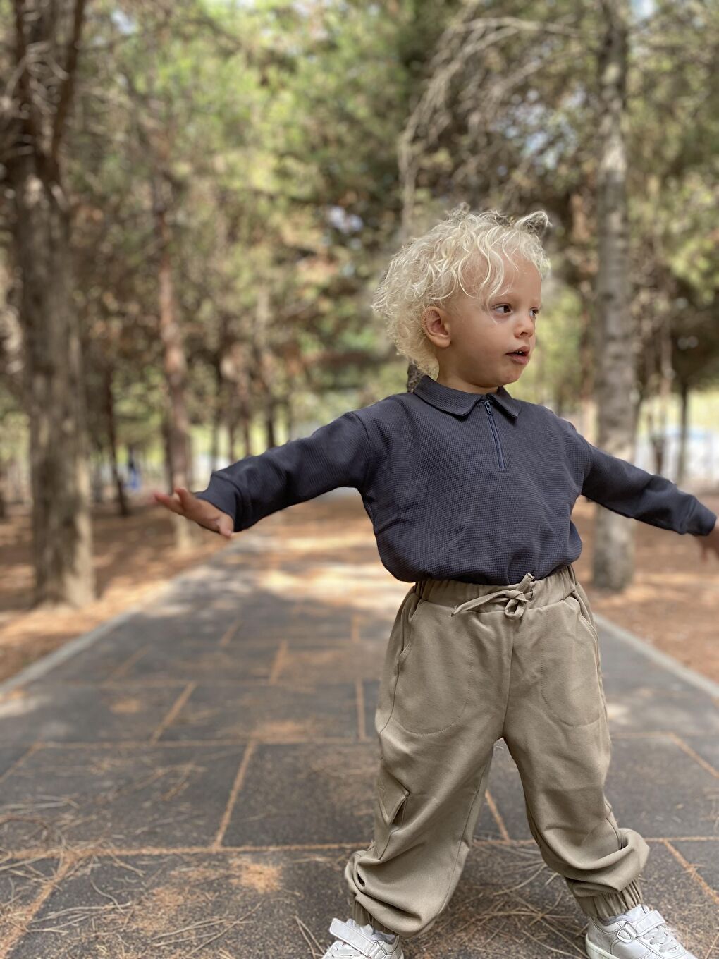 Bej Barlas Pantolon-3