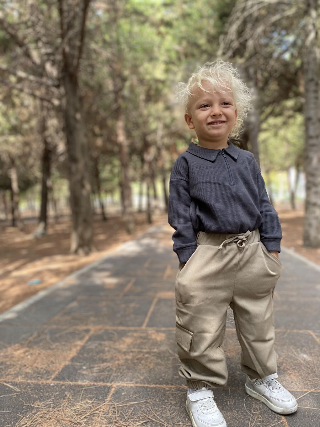 Bej Barlas Pantolon-5