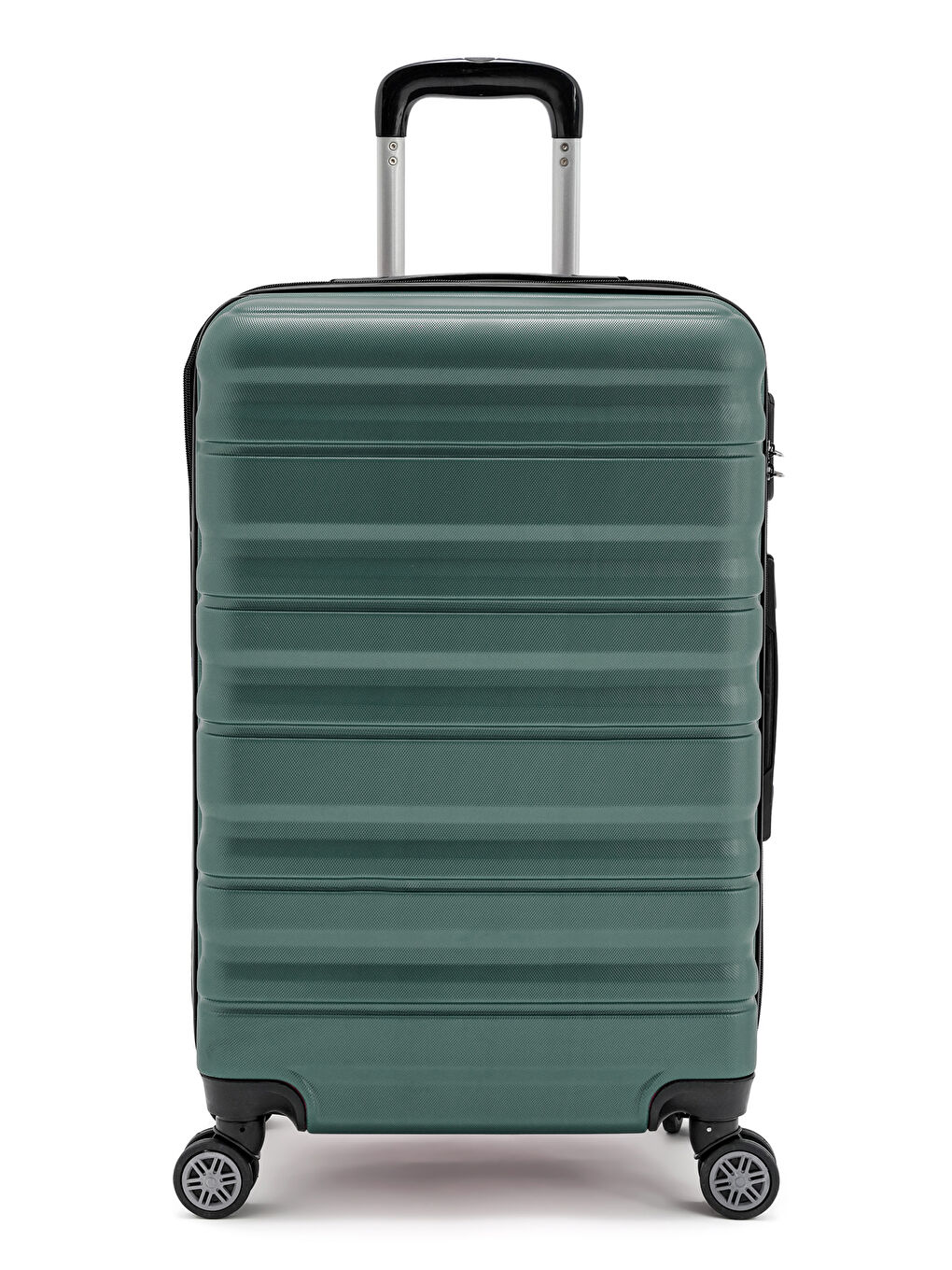 Yeşil Abs Baklava Desenli Valiz Seti-3