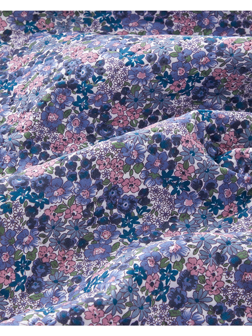 Floral Cascade King Size Çok Amaçlı Örtü 240x220 cm Pembe-4