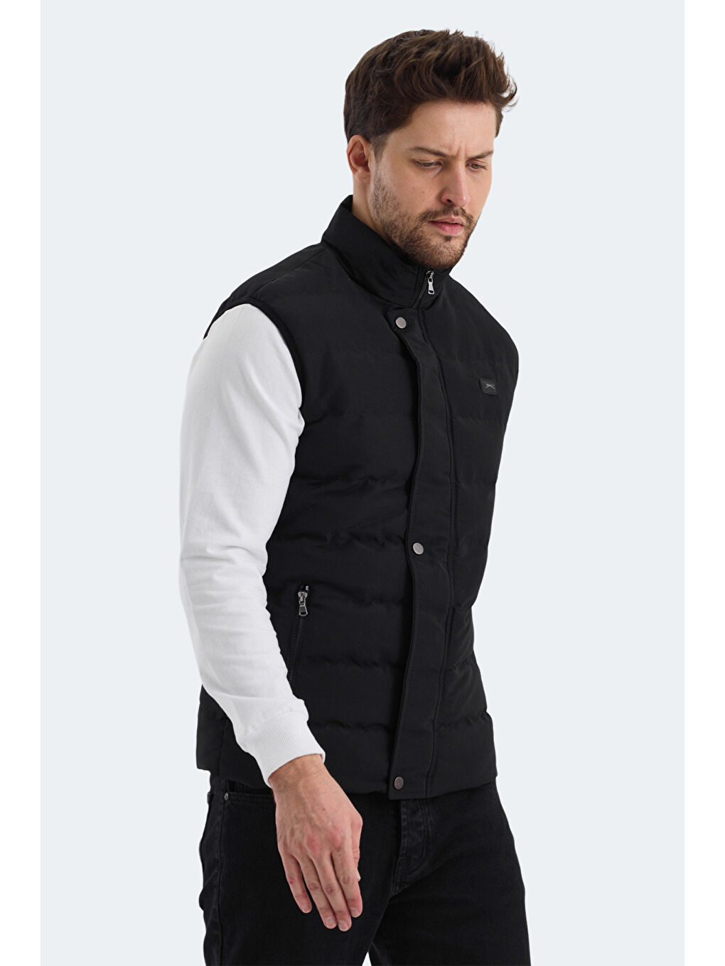 SLAZENGER SLİMFİT ZULA IN Erkek Yelek Siyah - 2