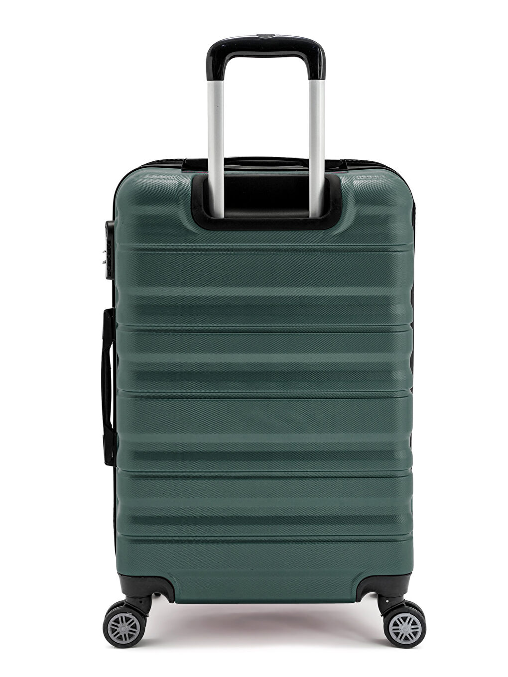 Yeşil Abs Baklava Desenli Valiz Seti-4