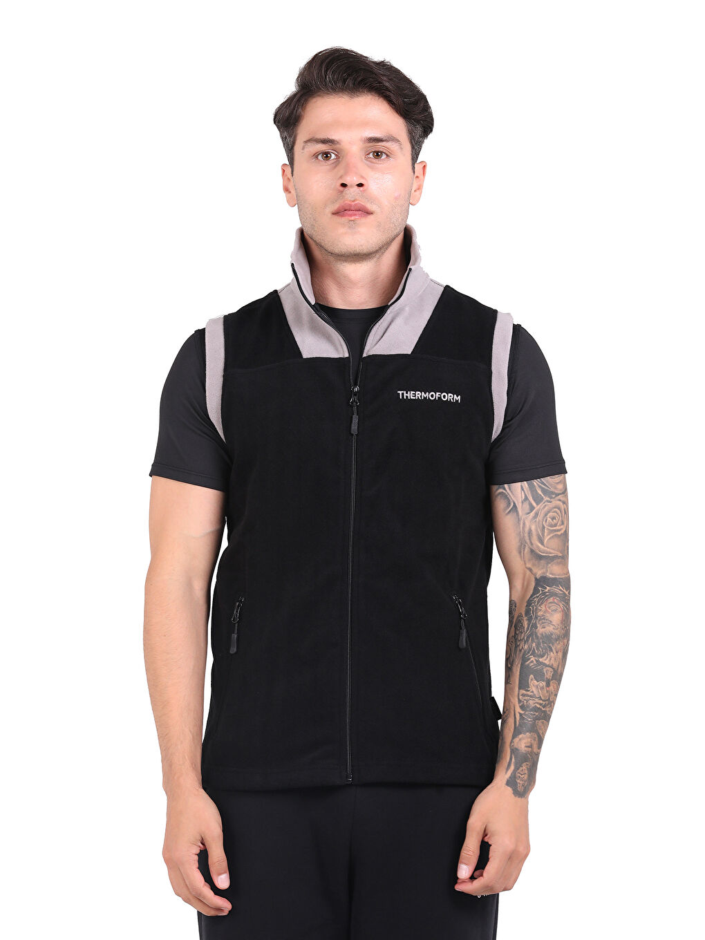 Siyah Evo Pro Polar Yelek SİYAH-GRİ