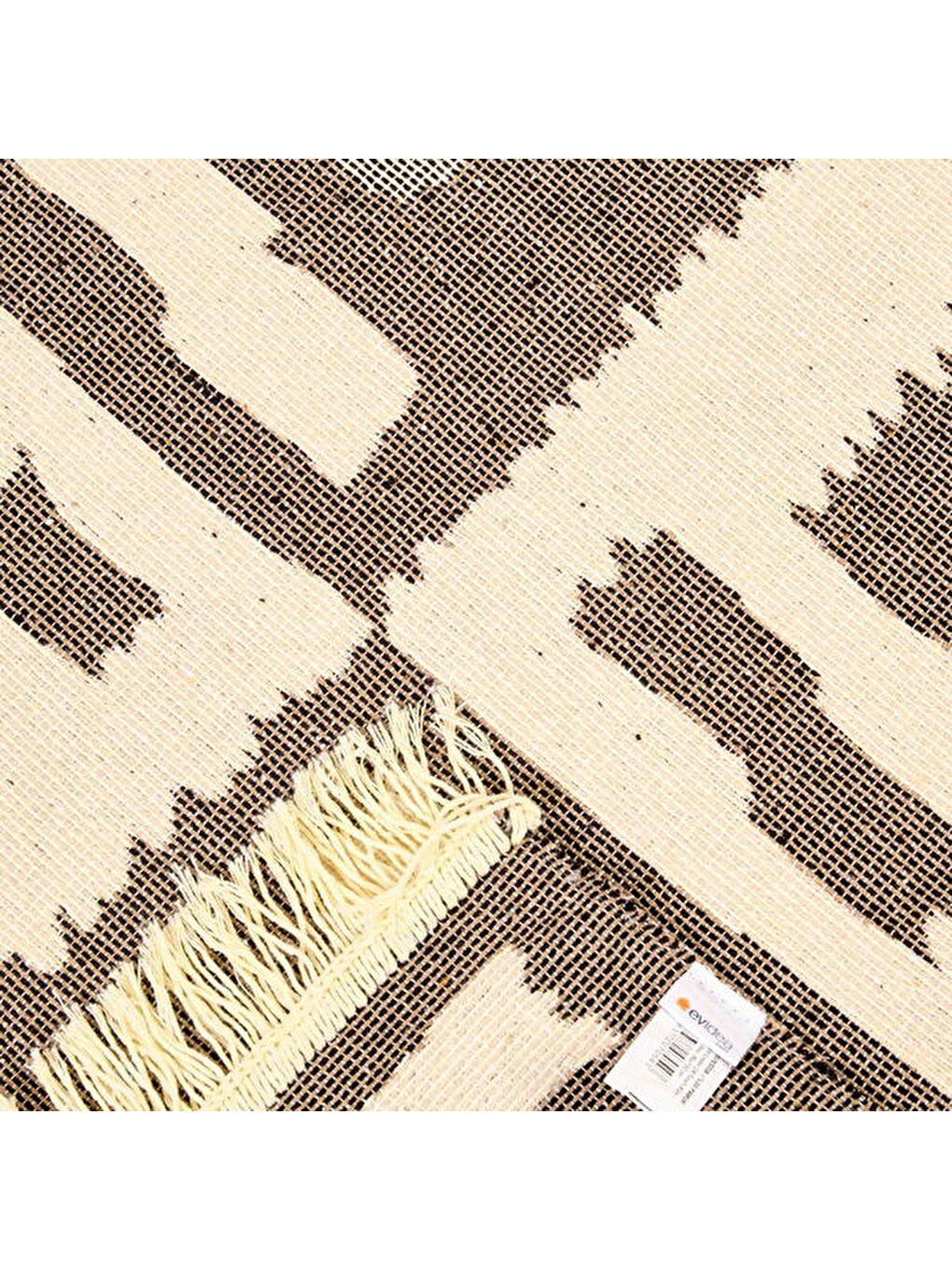 Soft Lindos Çift Taraflı Kilim - Ekru - 80x150 cm-3