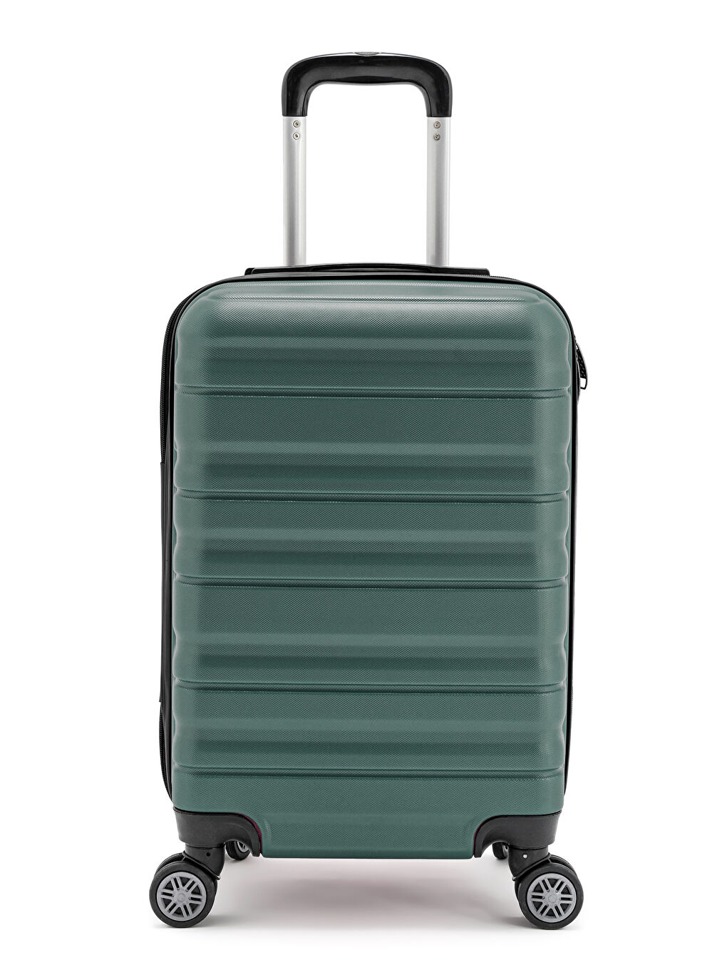 Yeşil Abs Baklava Desenli Valiz Seti-5