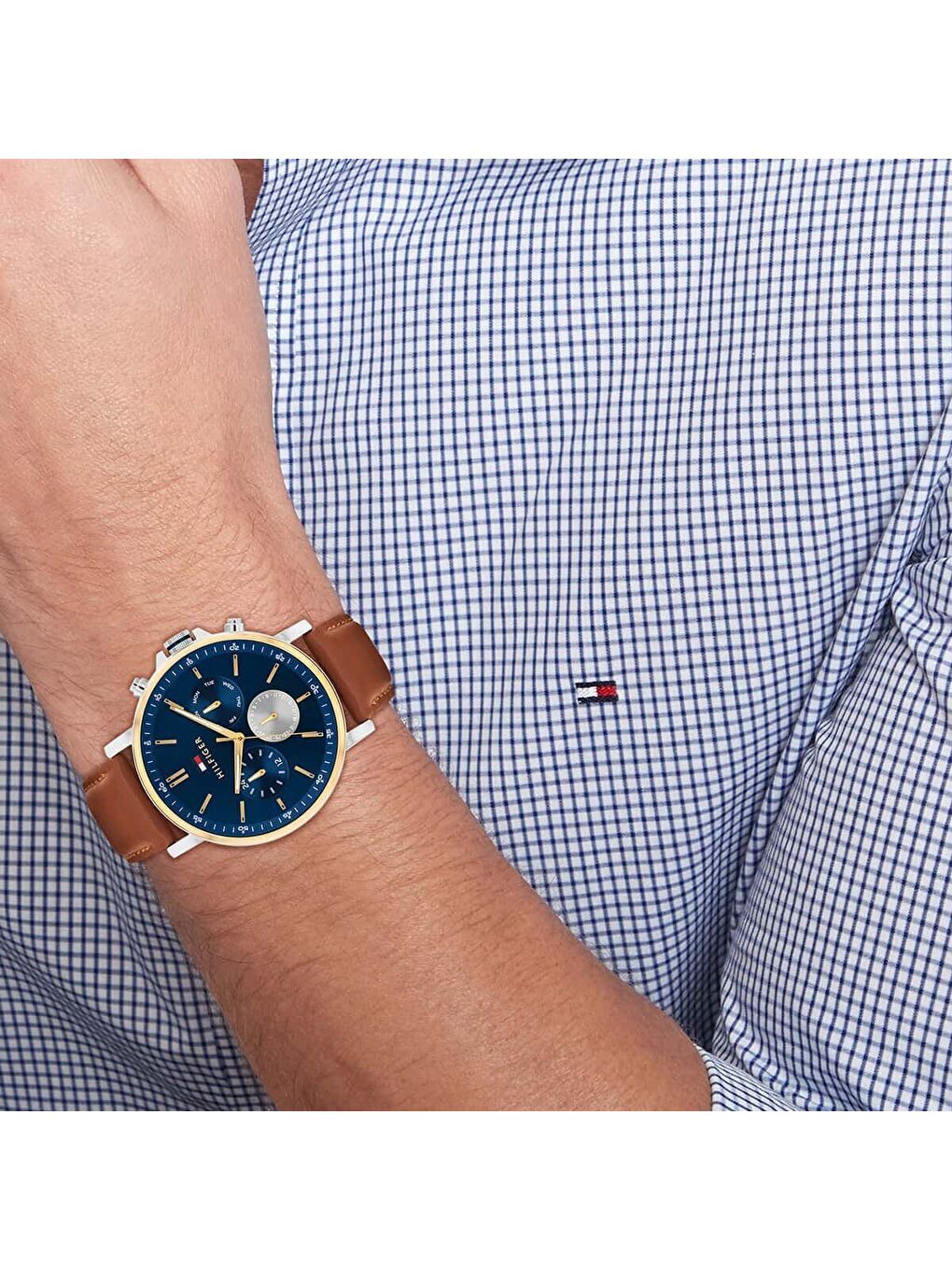 Kahverengi TH1710703 Erkek Kol Saati-3