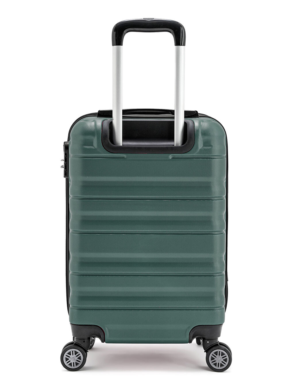 Yeşil Abs Baklava Desenli Valiz Seti-6