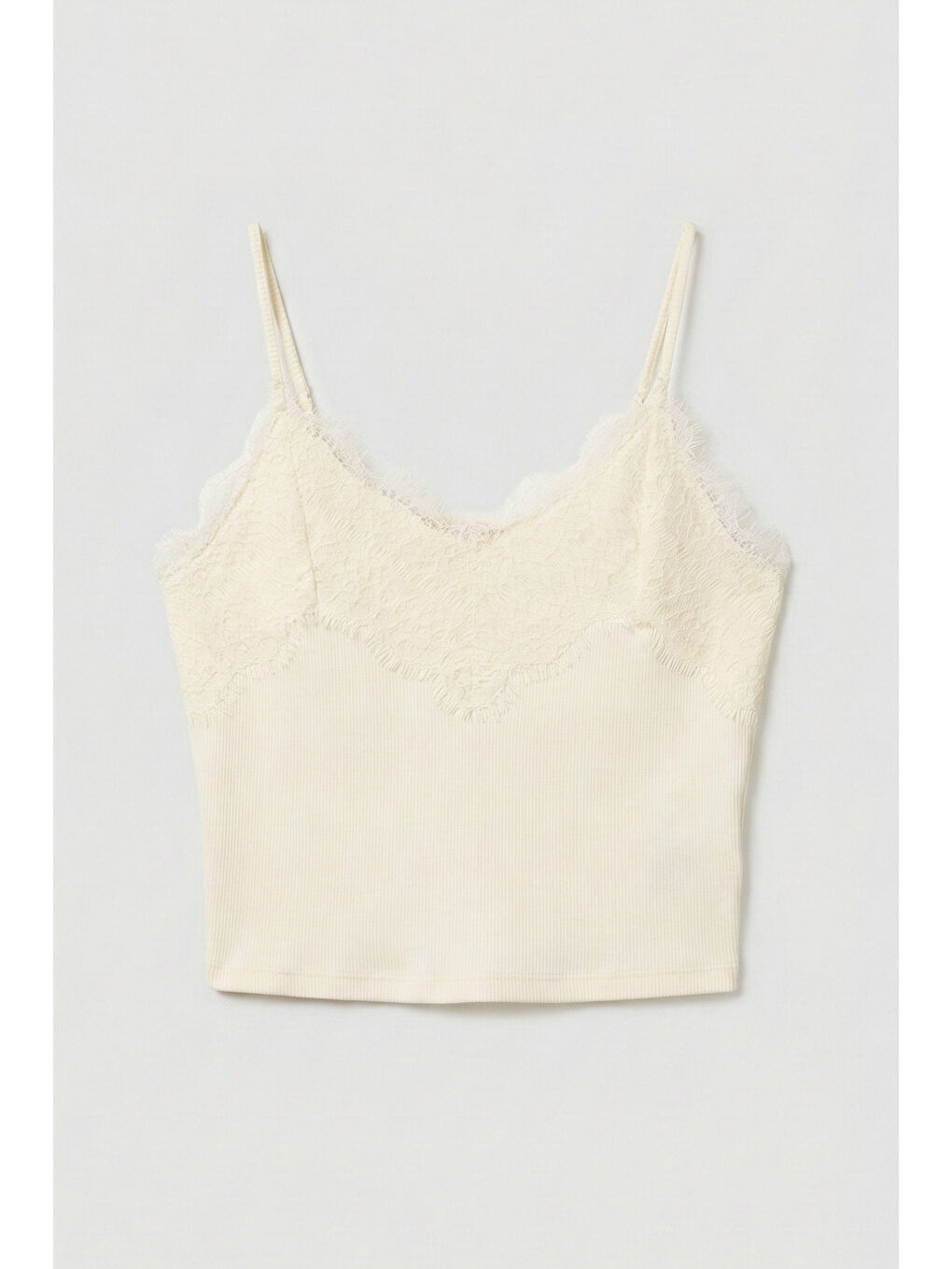 Kadın Ekru w5 Dantel Detaylı Destekli Cup Askılı Tasarım Body-1