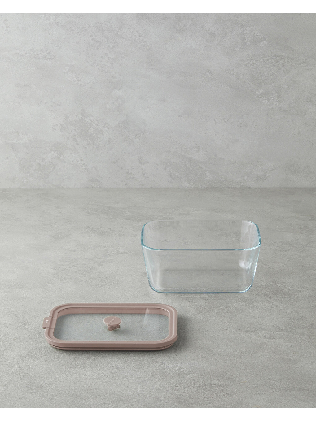 Simone Borosilikat Saklama Kabı 1300 Ml Açık Pembe-1