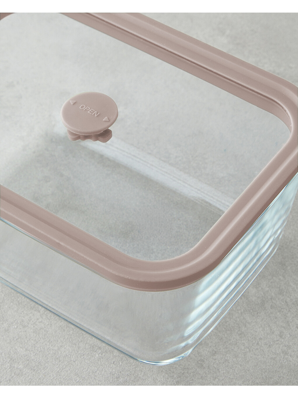Simone Borosilikat Saklama Kabı 1300 Ml Açık Pembe-2