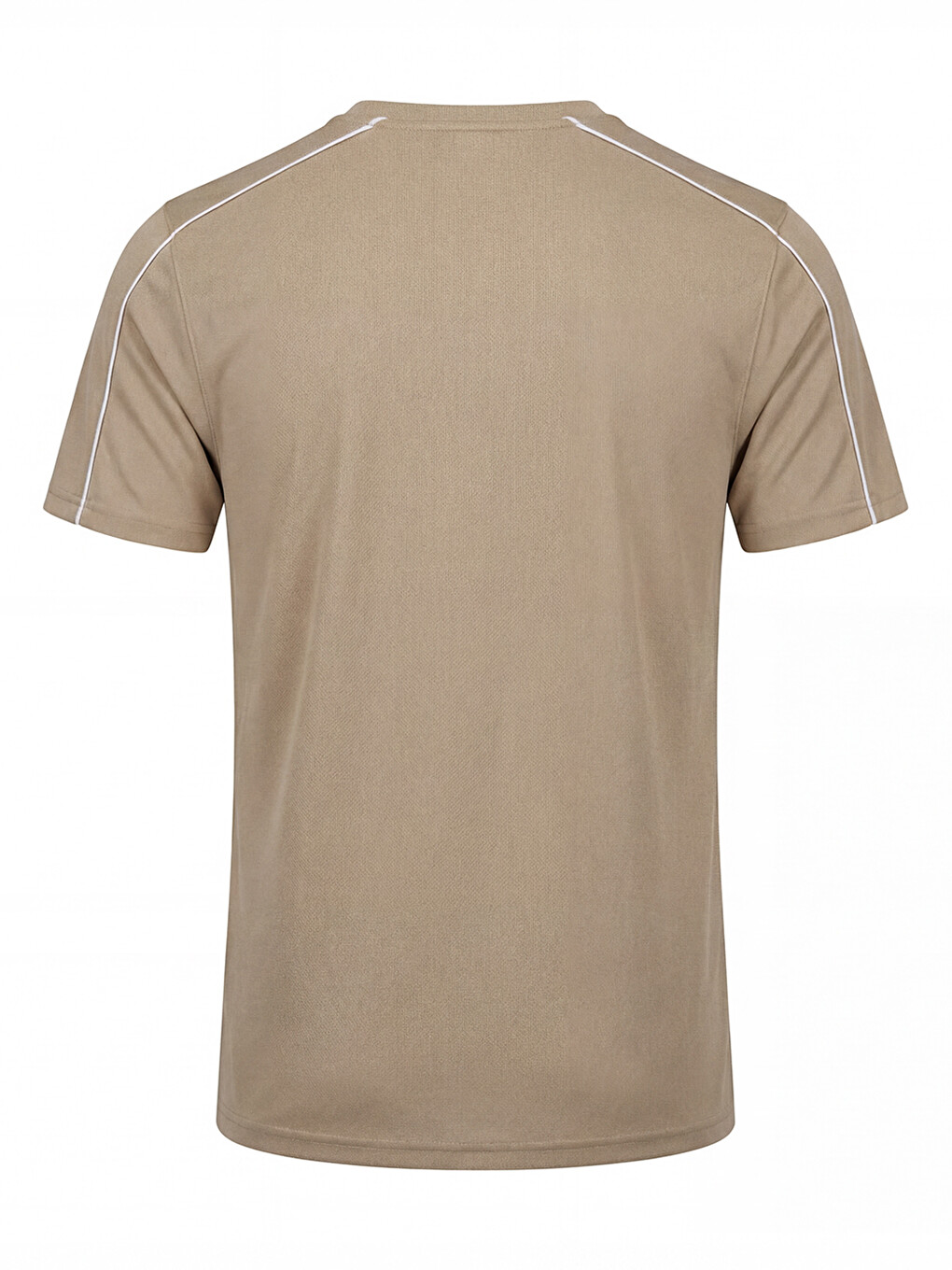 Bej Orendahıll Erkek Spor Tişört Hızlı Kuruyan Esnek Regular Fit Trim Detaylı Activewear-1