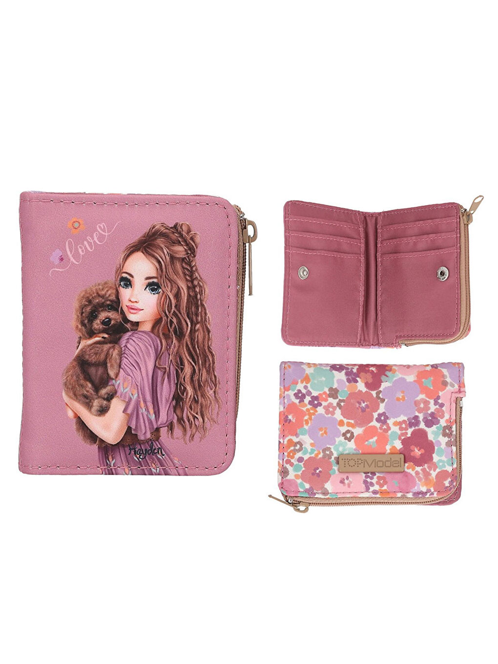 Renksiz Cüzdan Floral 13060